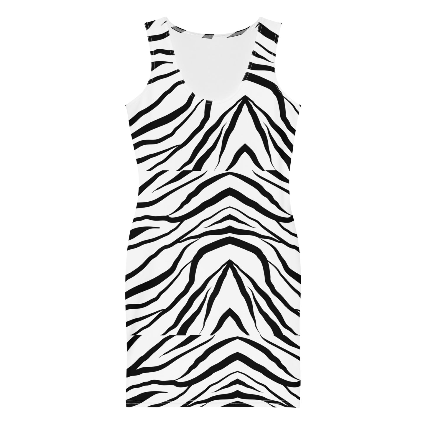 Striped Zebra Vibrance Women's Dress - FLAKOUT