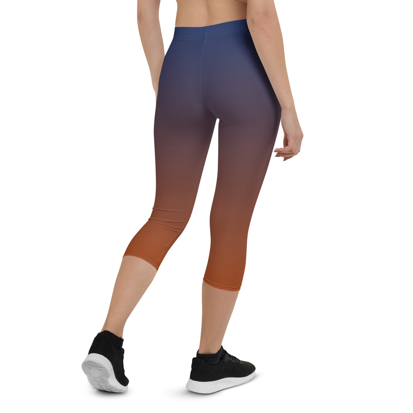 Ocean Bonfire Women's Capri Leggings - FLAKOUT