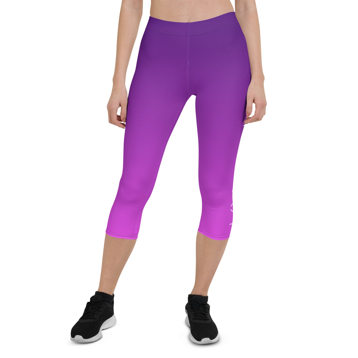 Neon Orchid Women's Capri Leggings - FLAKOUT