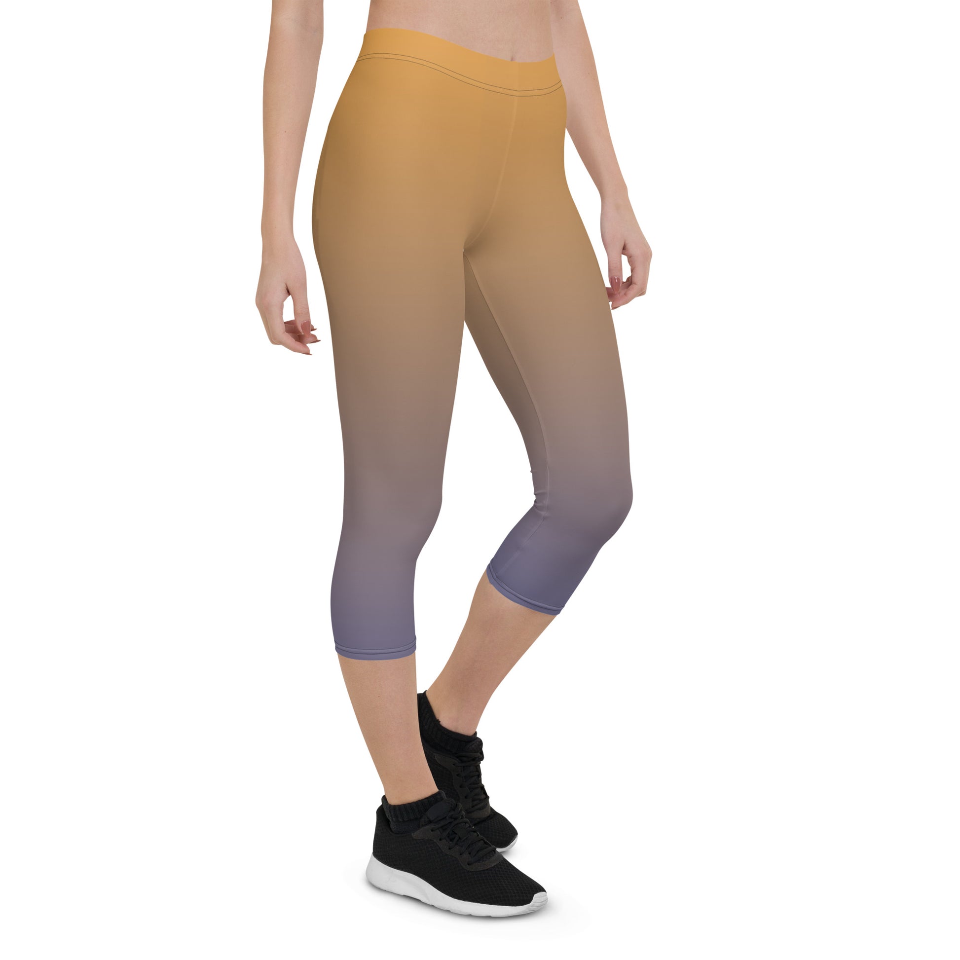 Dusk Blaze Women's Capri Leggings - FLAKOUT