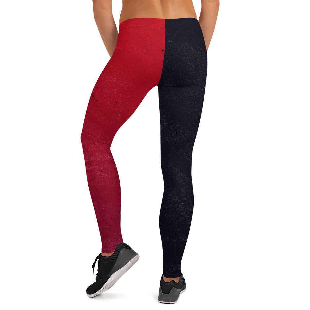 Leggings Red Black Crush - FLAKOUT