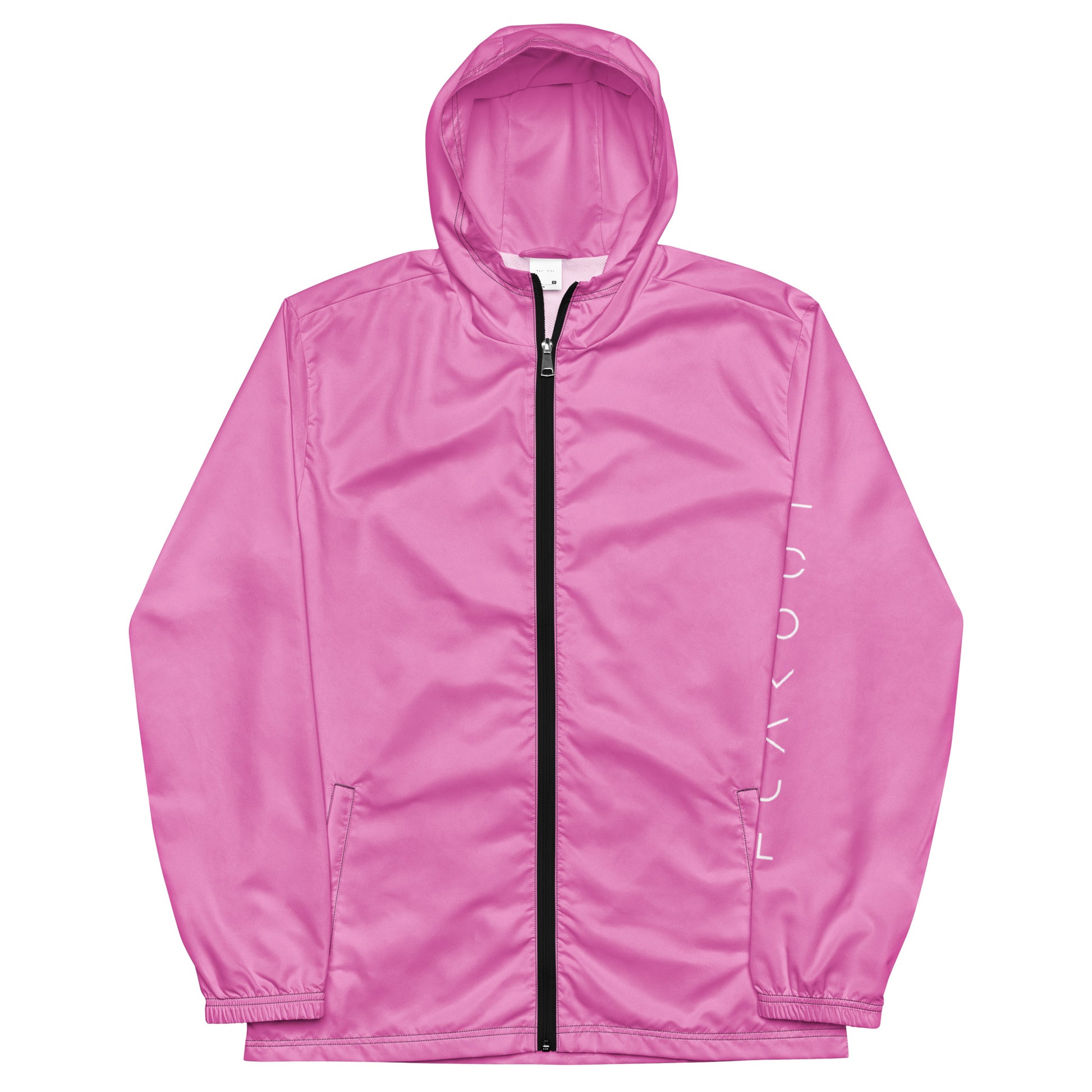 Lavender Rose Waterproof Windbreaker - FLAKOUT