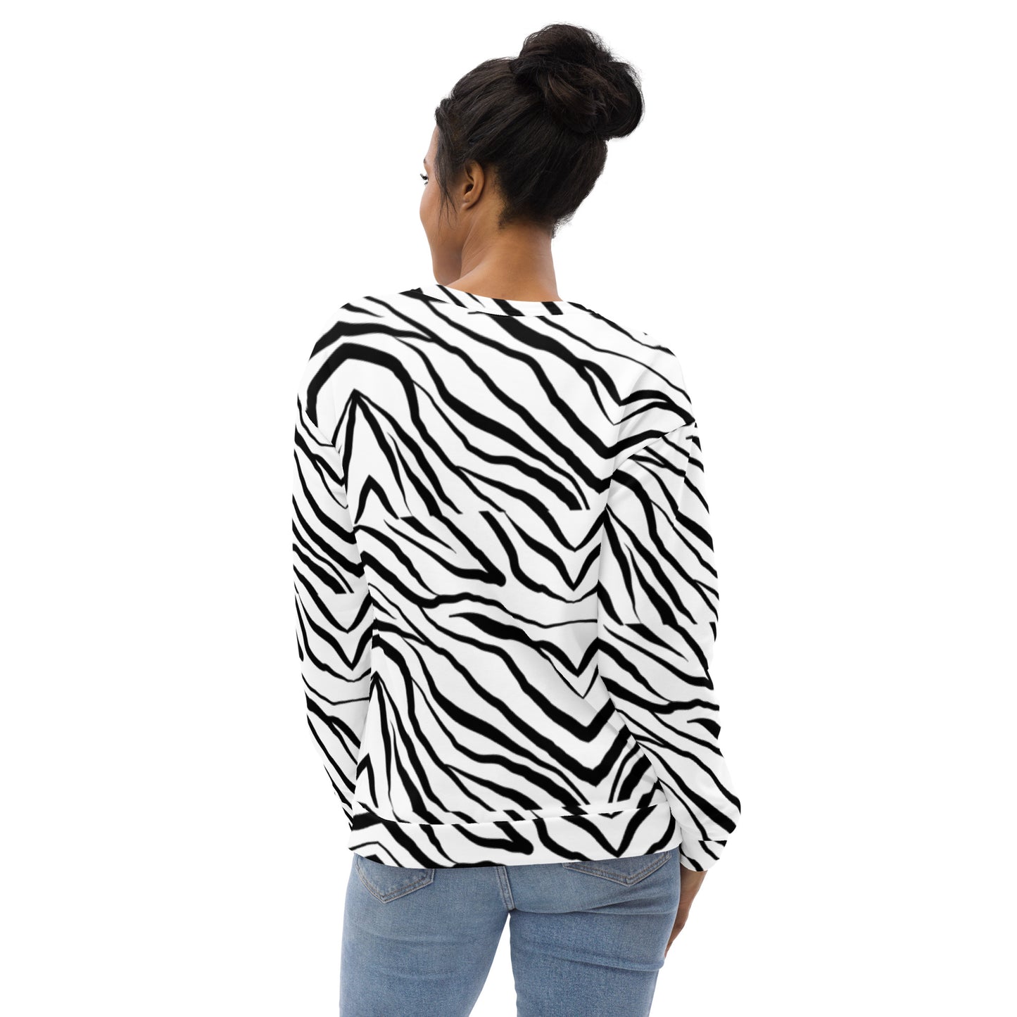 Striped Zebra Vibrance Sweatshirt - FLAKOUT