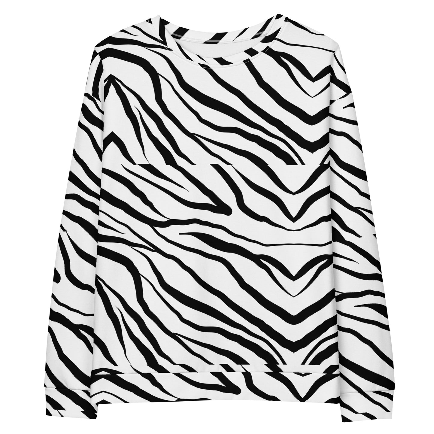 Striped Zebra Vibrance Sweatshirt - FLAKOUT