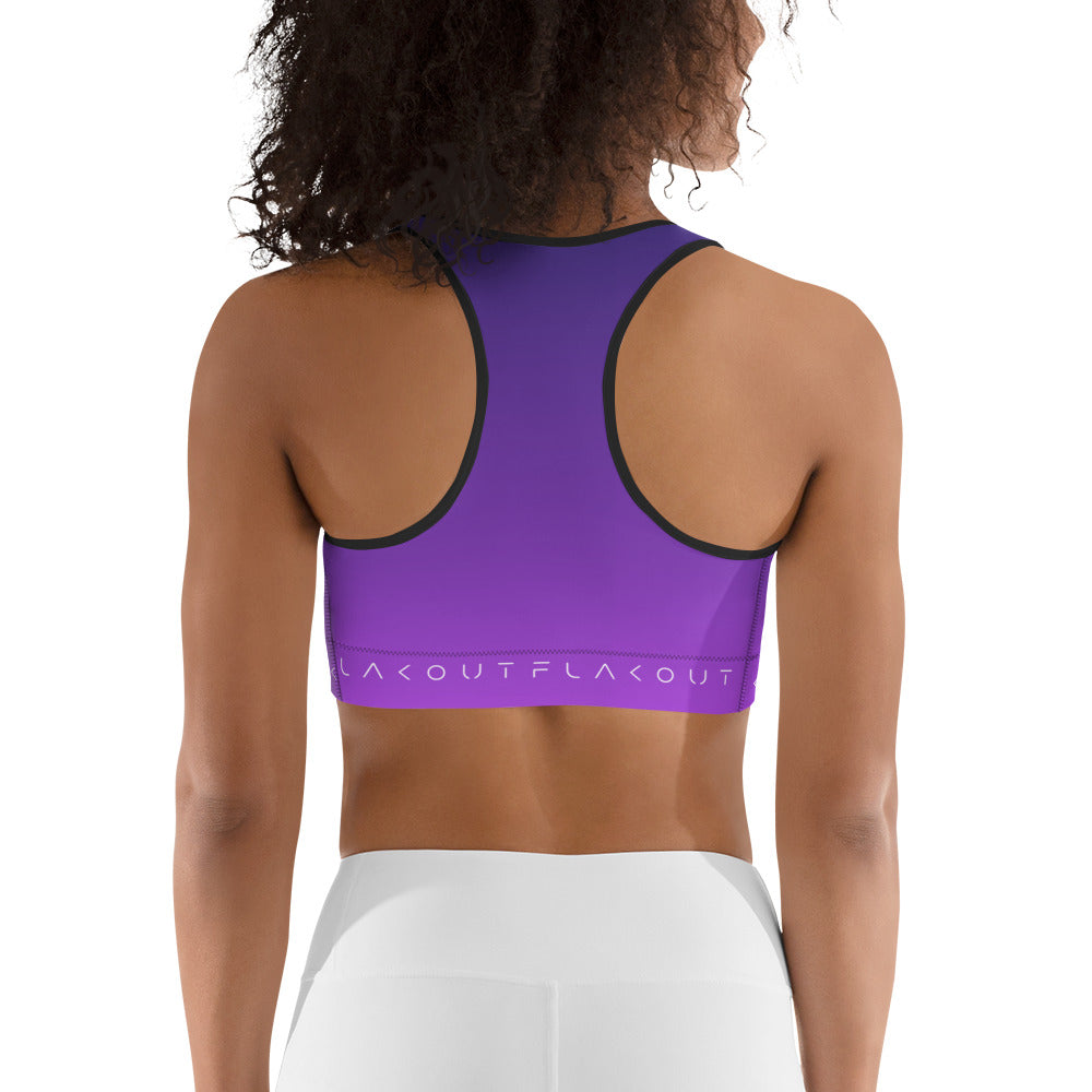 Lilac Twilight Women's Sports Performance Bra - FLAKOUT