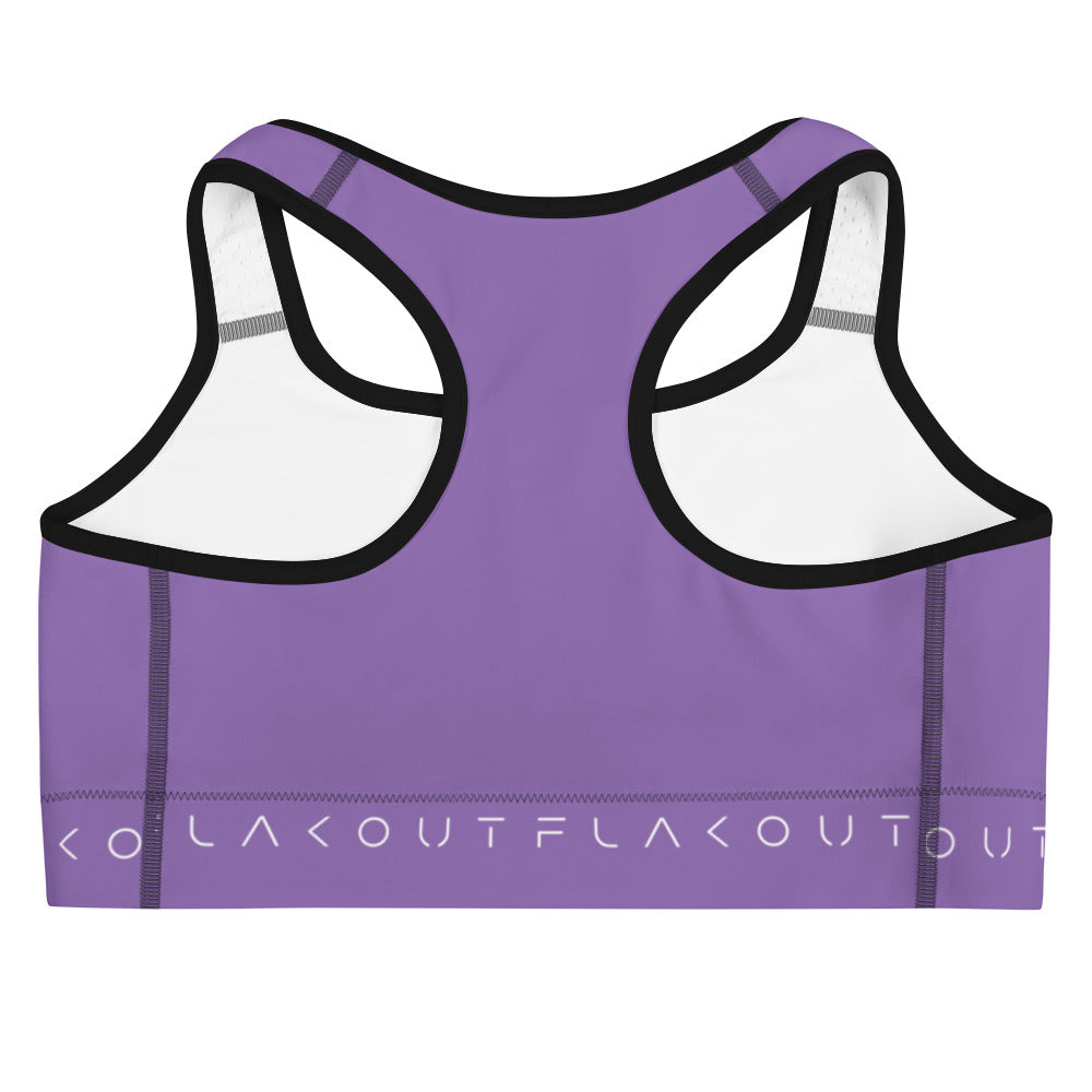 Lavender Ensemble Women's Sports Performance Bra - FLAKOUT