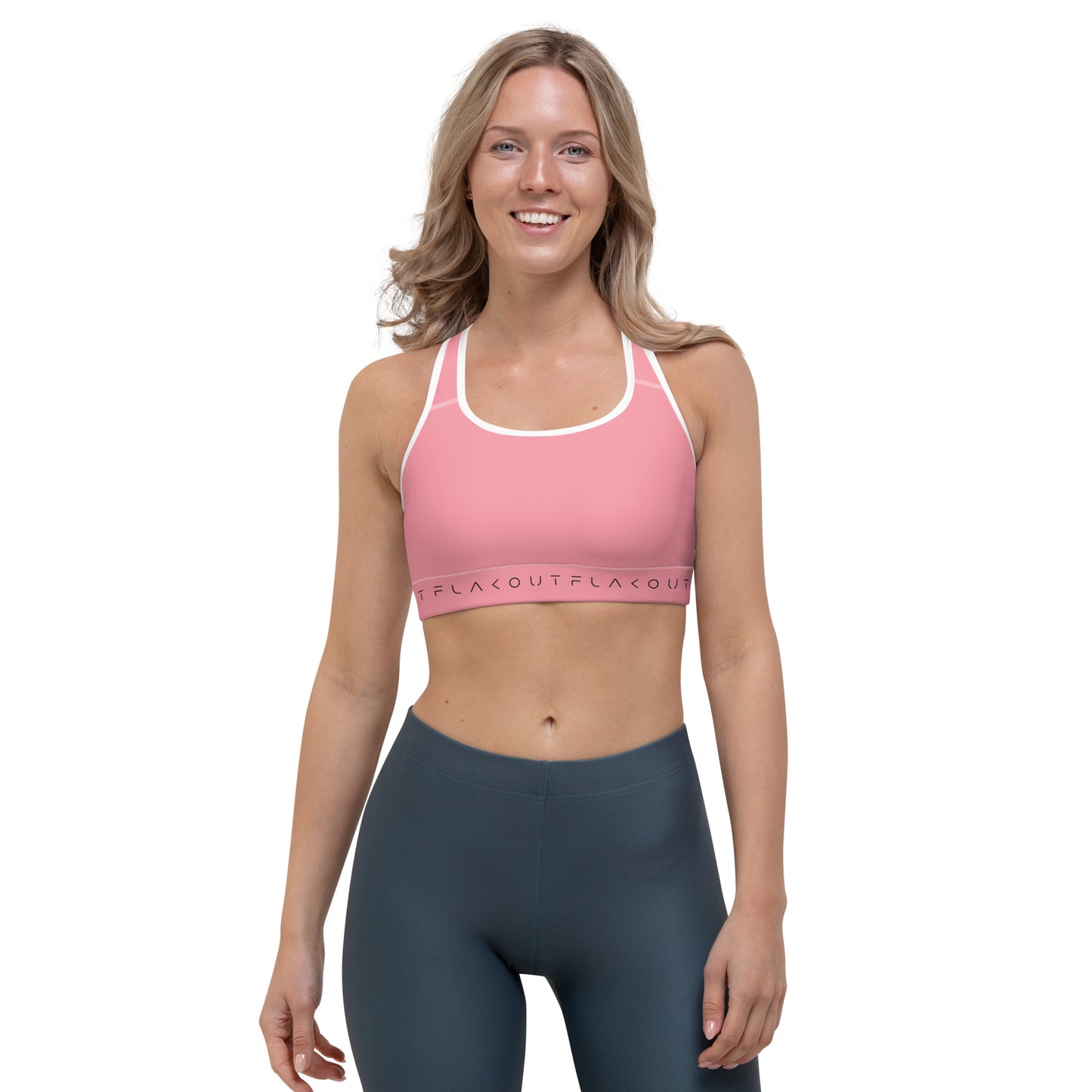 Cotton Candy Women's Sports Performance Bra - FLAKOUT