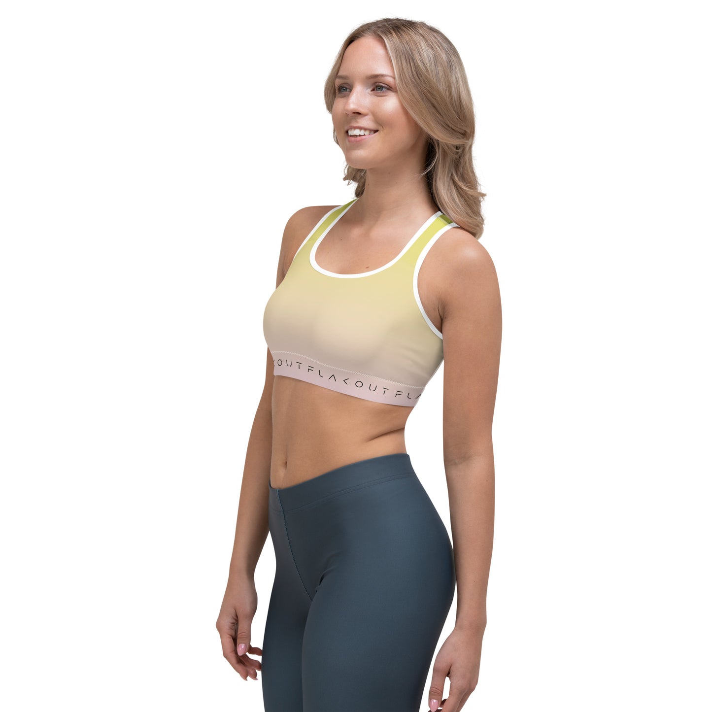 Lemonade Bliss Women's Sports Performance Bra - FLAKOUT