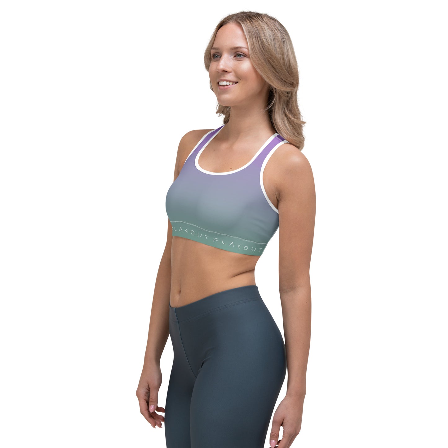 Lavender Lullaby Women's Sports Performance Bra - FLAKOUT