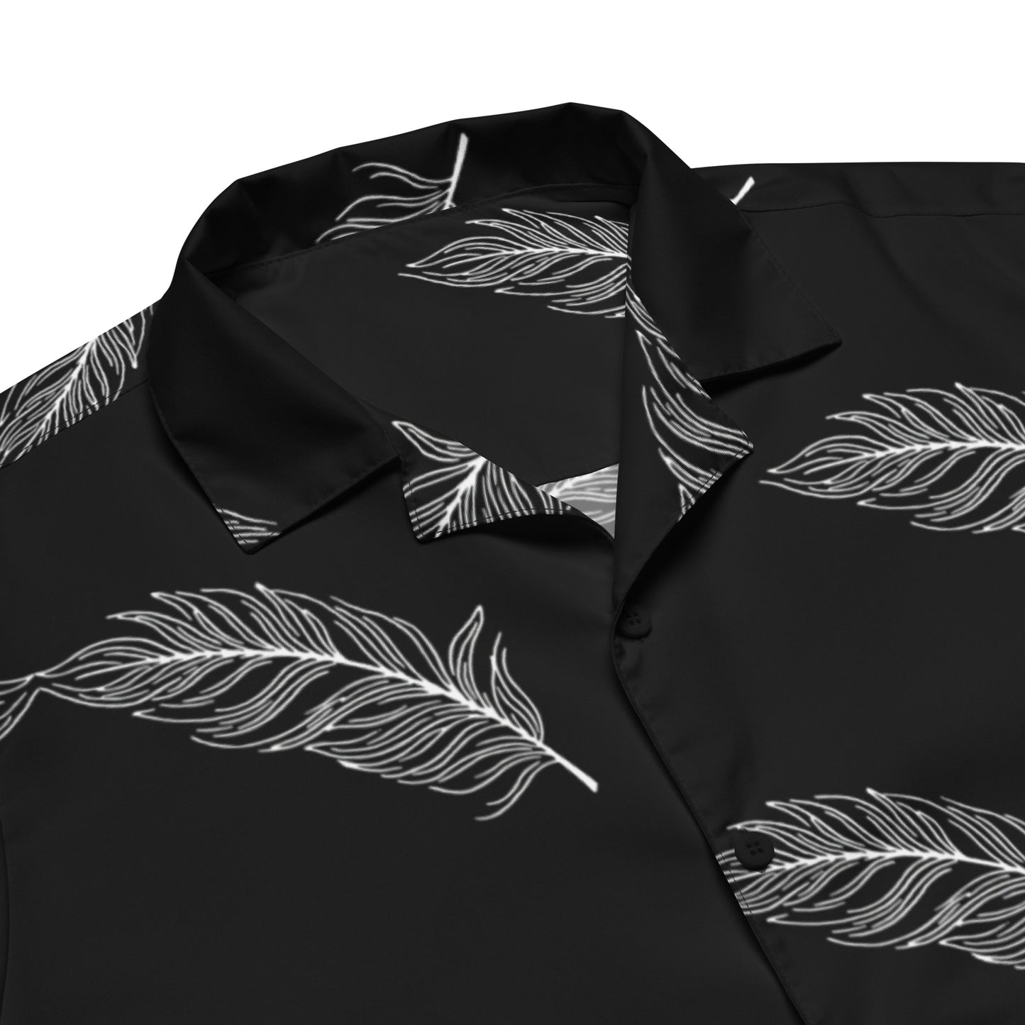 Ethereal Plumes Button Shirt - FLAKOUT