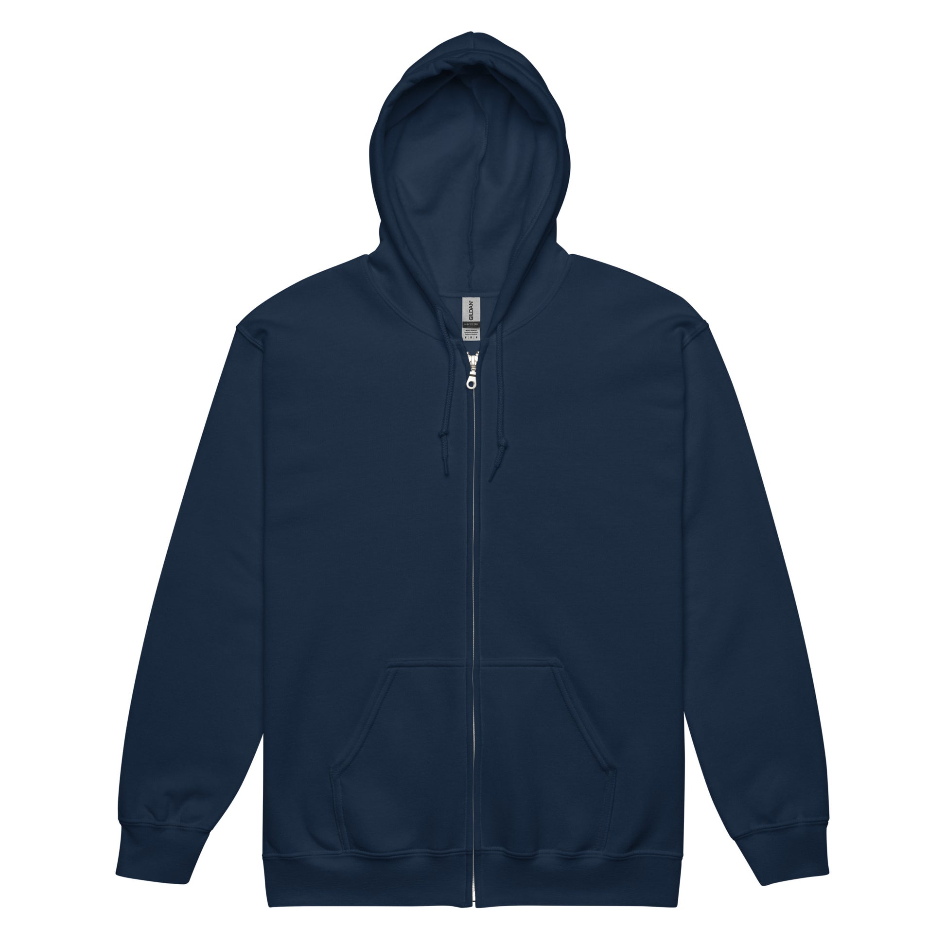 Violet Veil Of Oblivion Heavy Harmony Fusion Zip Hoodie - Navy - FLAKOUT