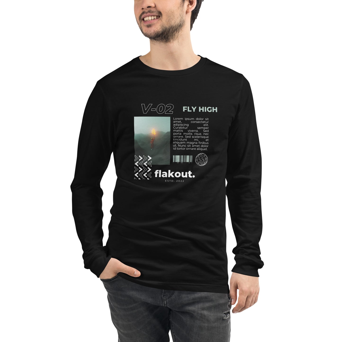 Fly High Voyager Long Sleeve Tee - FLAKOUT