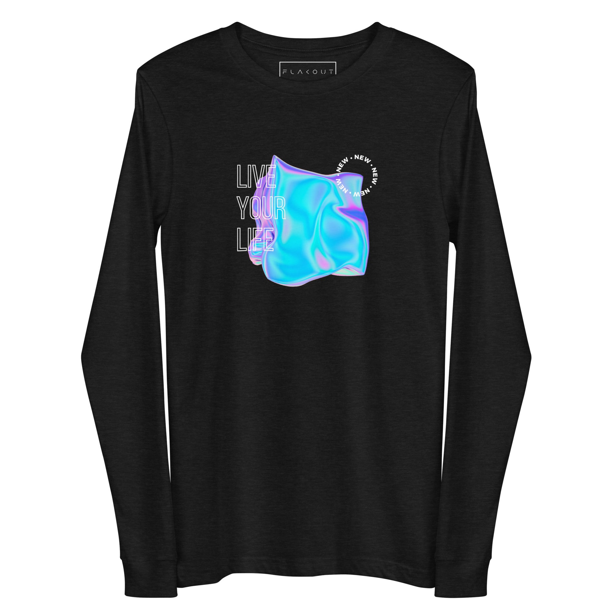 Vivid Existence Live Your Life Long Sleeve Tee - FLAKOUT