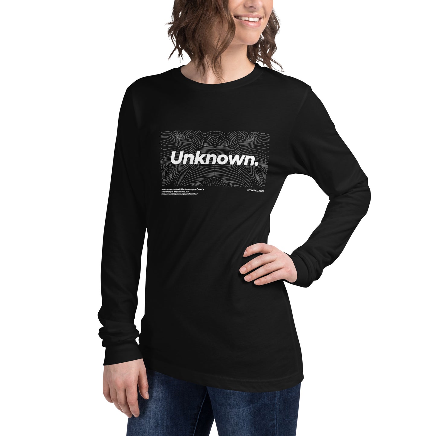 Veil Of The Unknown. Long Sleeve Tee - FLAKOUT