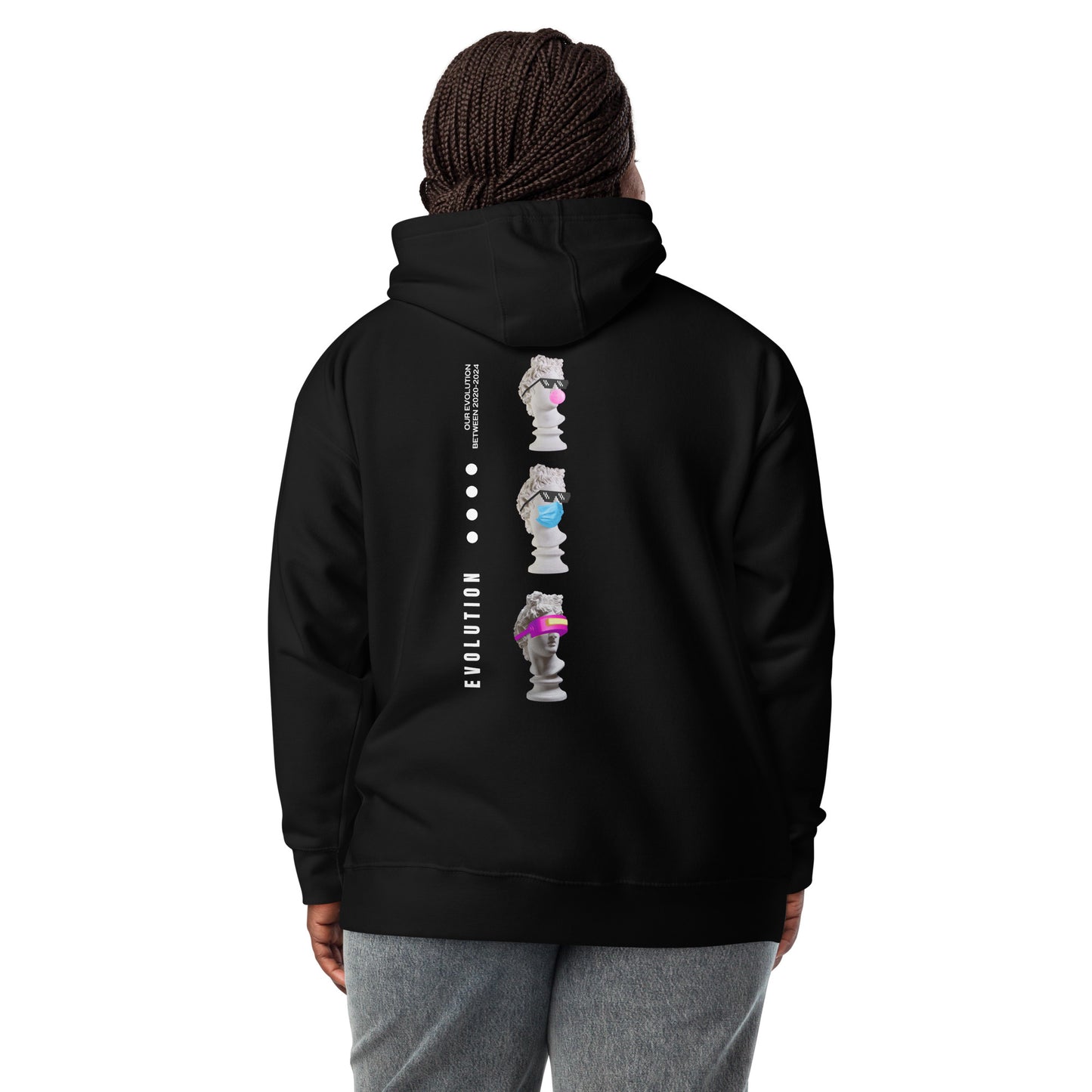 Human Evolution Unisex Hoodie - FLAKOUT