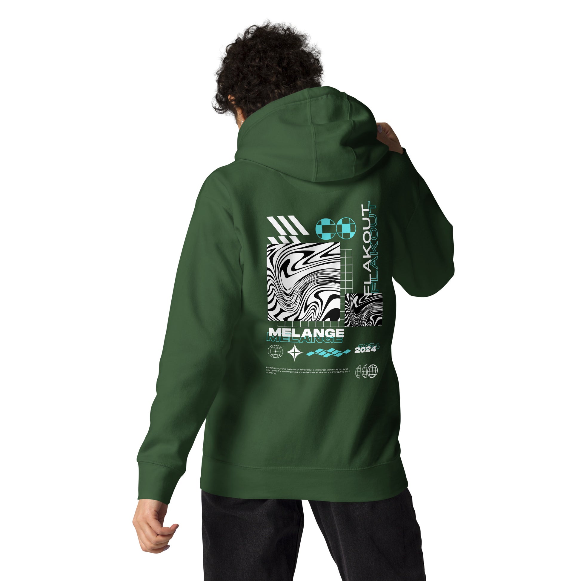 Melange Unisex Hoodie - FLAKOUT