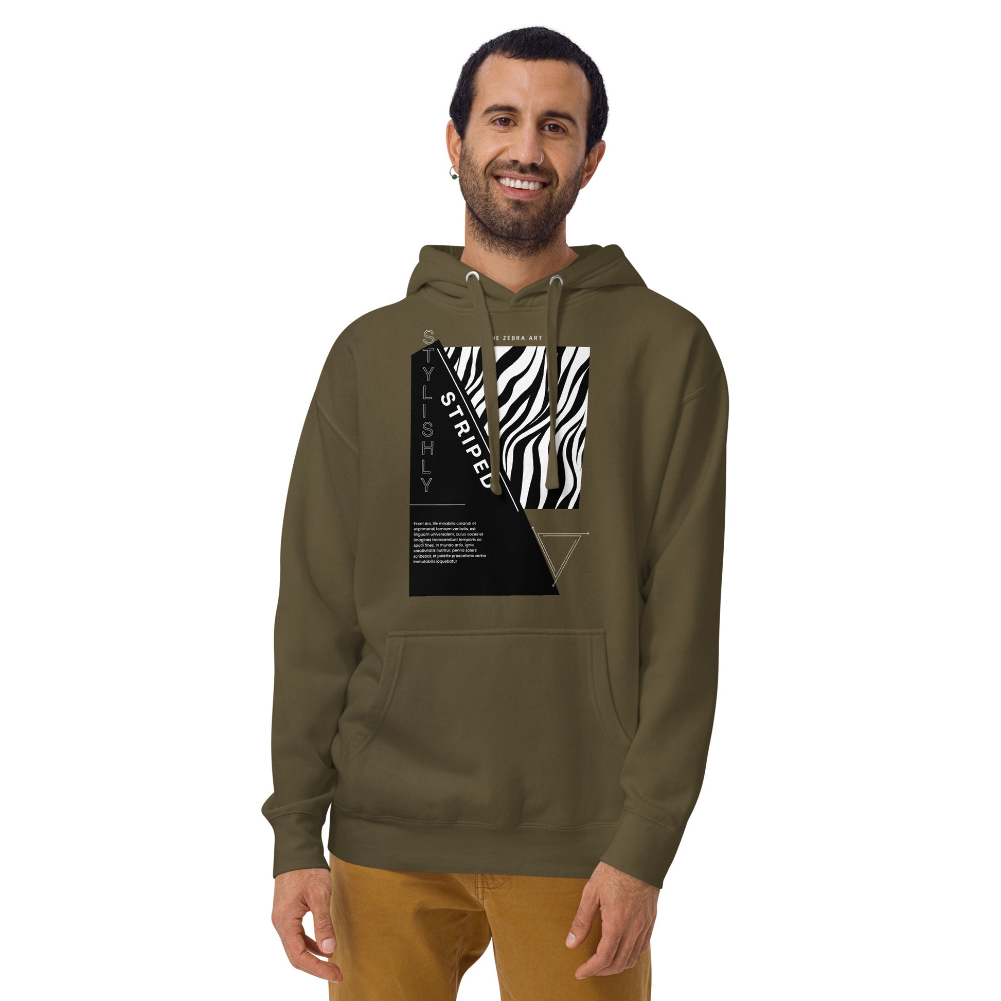 The Zebra Art Unisex Hoodie - FLAKOUT