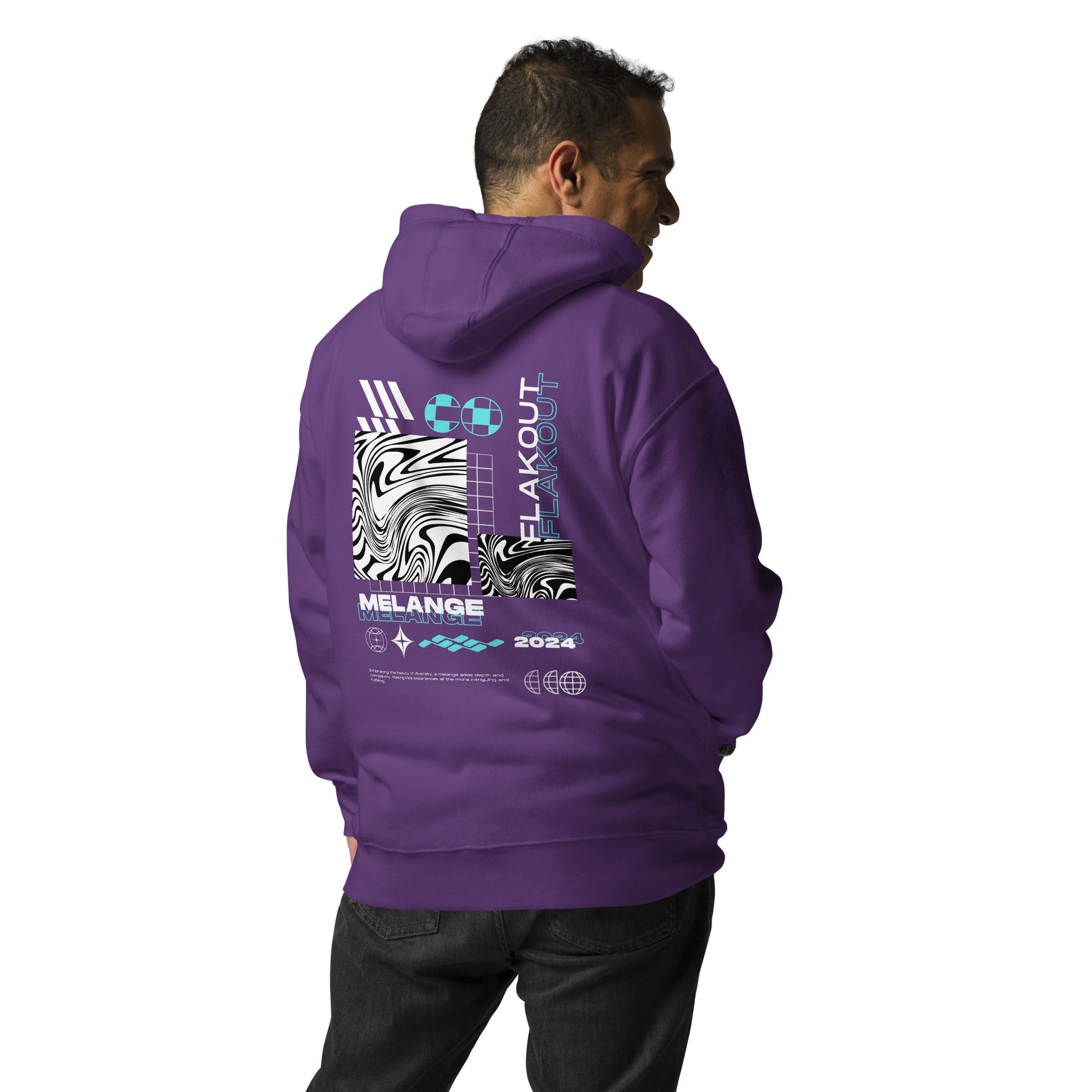 Melange Unisex Hoodie - FLAKOUT