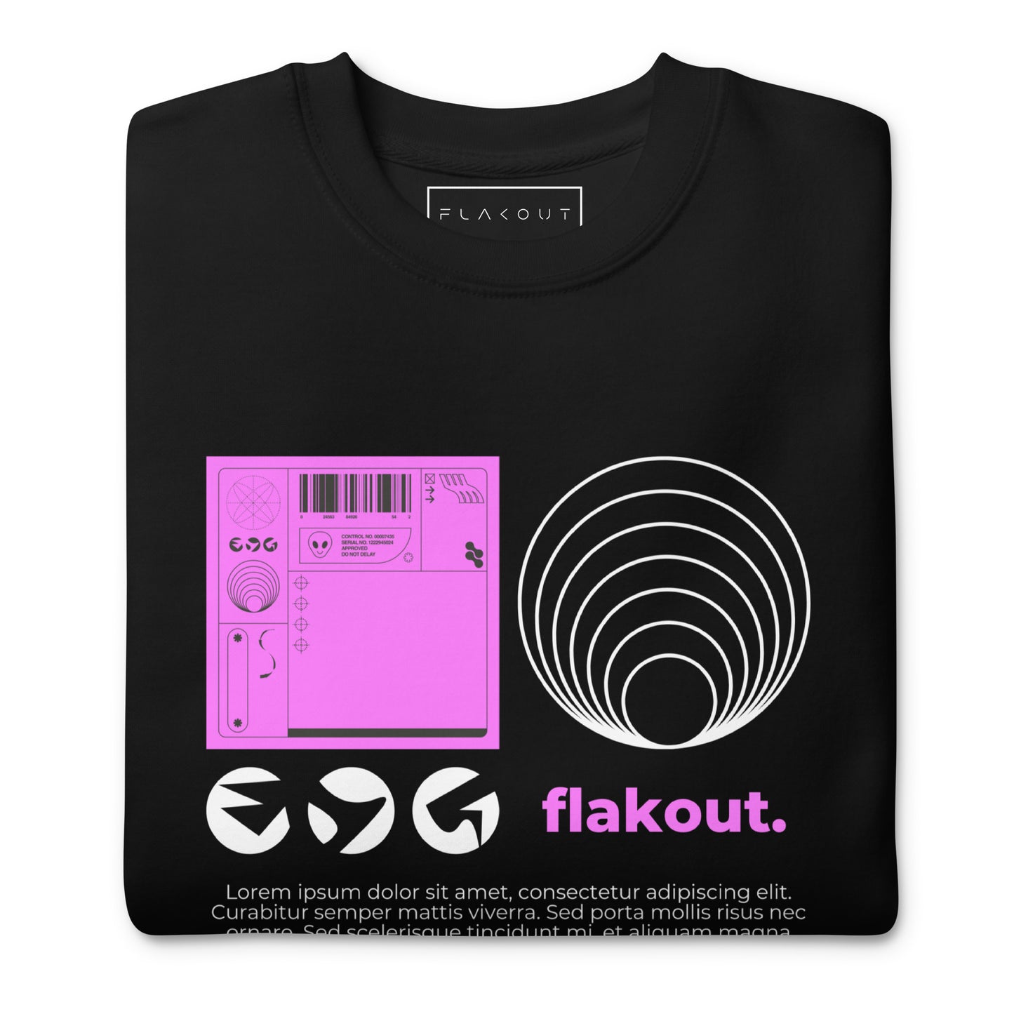 Sweatshirt flakout. - FLAKOUT