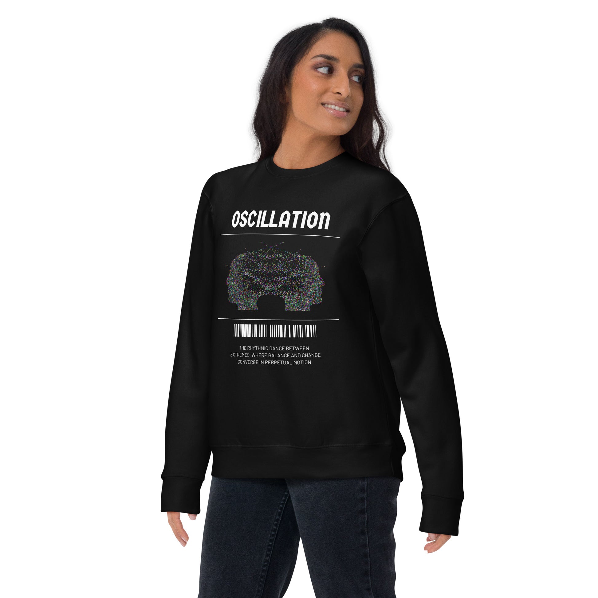 Oscillation Unisex Fleece Sweatshirt - FLAKOUT