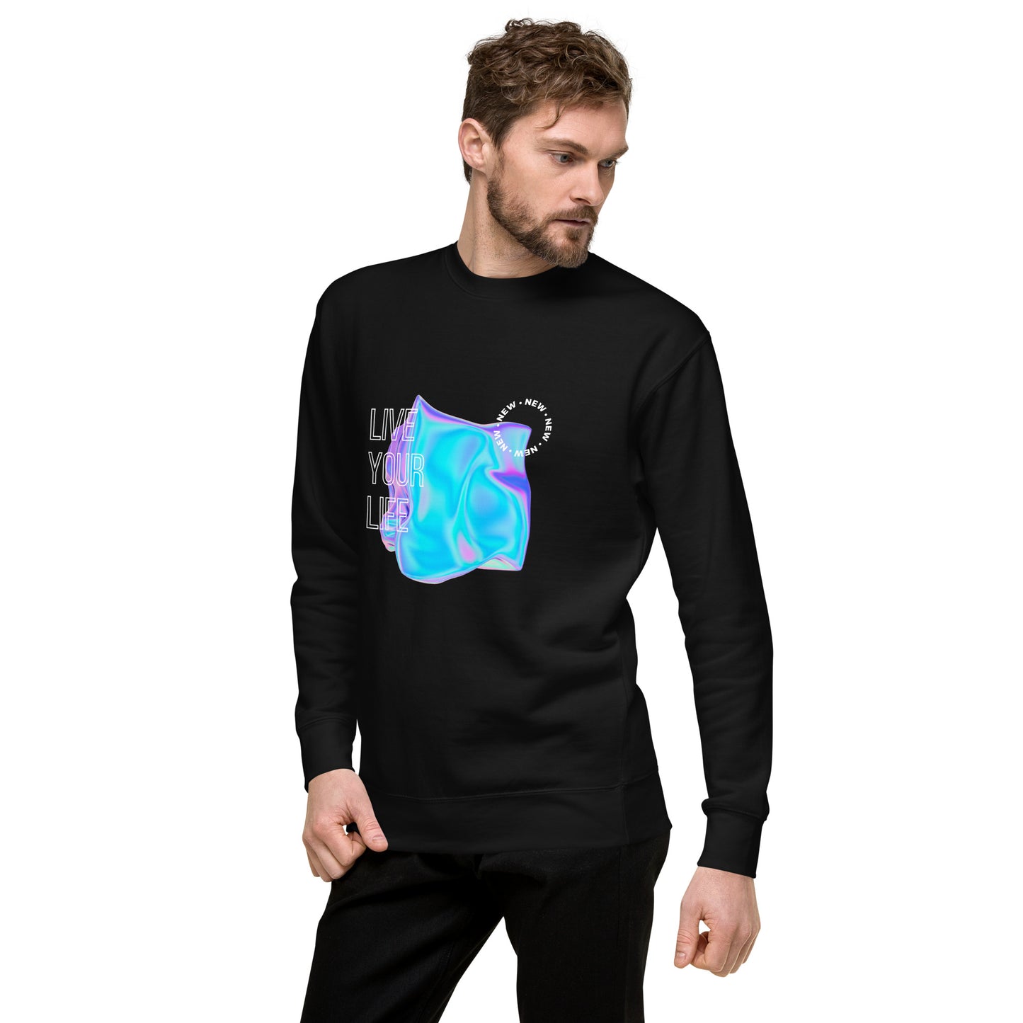 Vivid Existence Live Your Life Sweatshirt - FLAKOUT