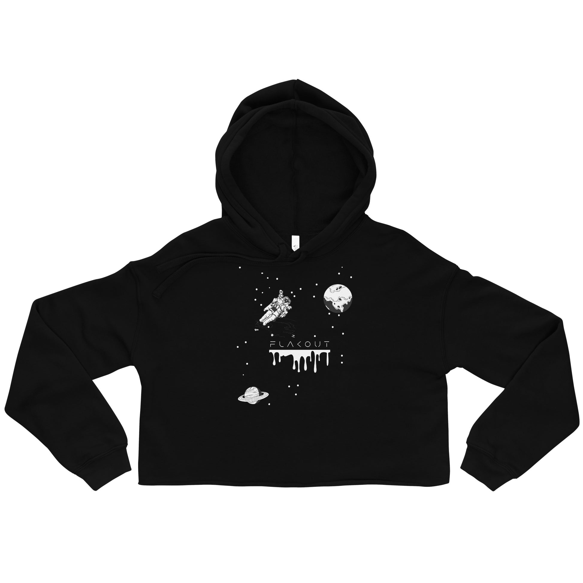 Women's Crop Hoodie Astronaut - FLAKOUT