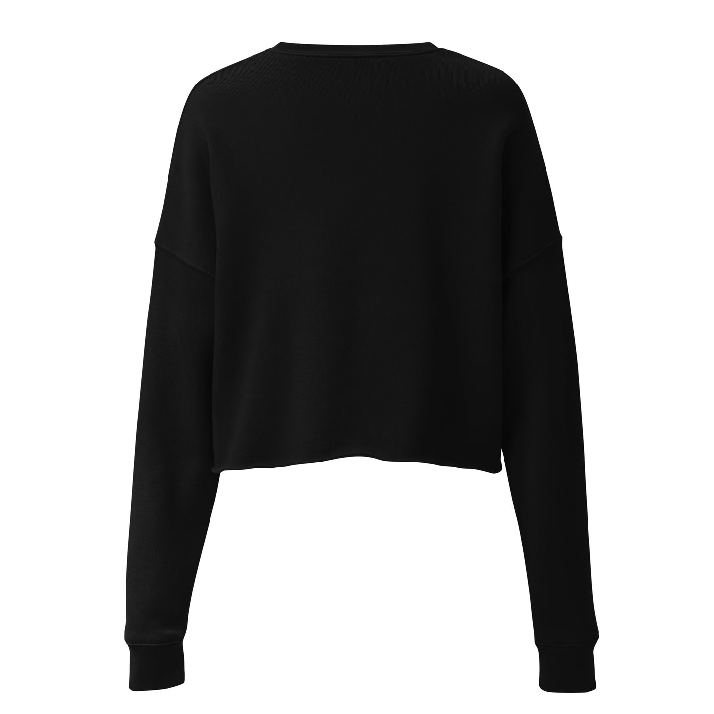 Astronaut Women's Crop Sweatshirt - Black - FLAKOUT