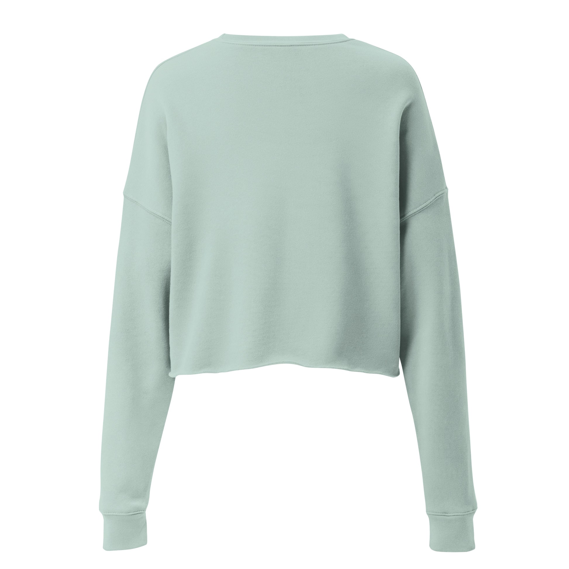 Fly High Voyager Women's Crop Sweatshirt - Dusty Blue - FLAKOUT