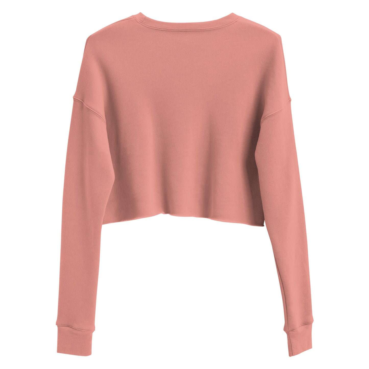 Queenly Girl Power Rebellion Women's Crop Sweatshirt - Mauve - FLAKOUT