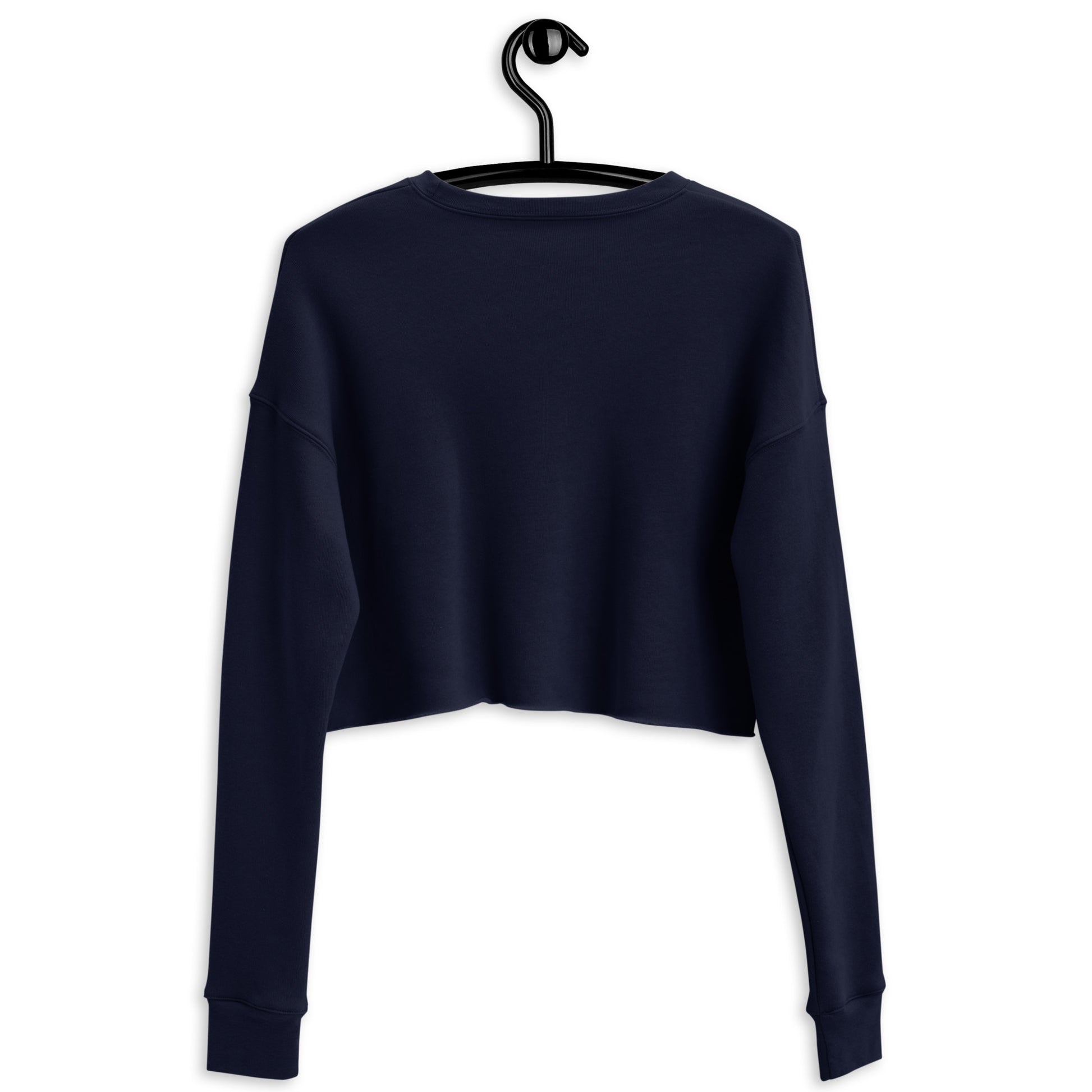 Divine Grace Blessed Women's Crop Sweatshirt - Navy - FLAKOUT