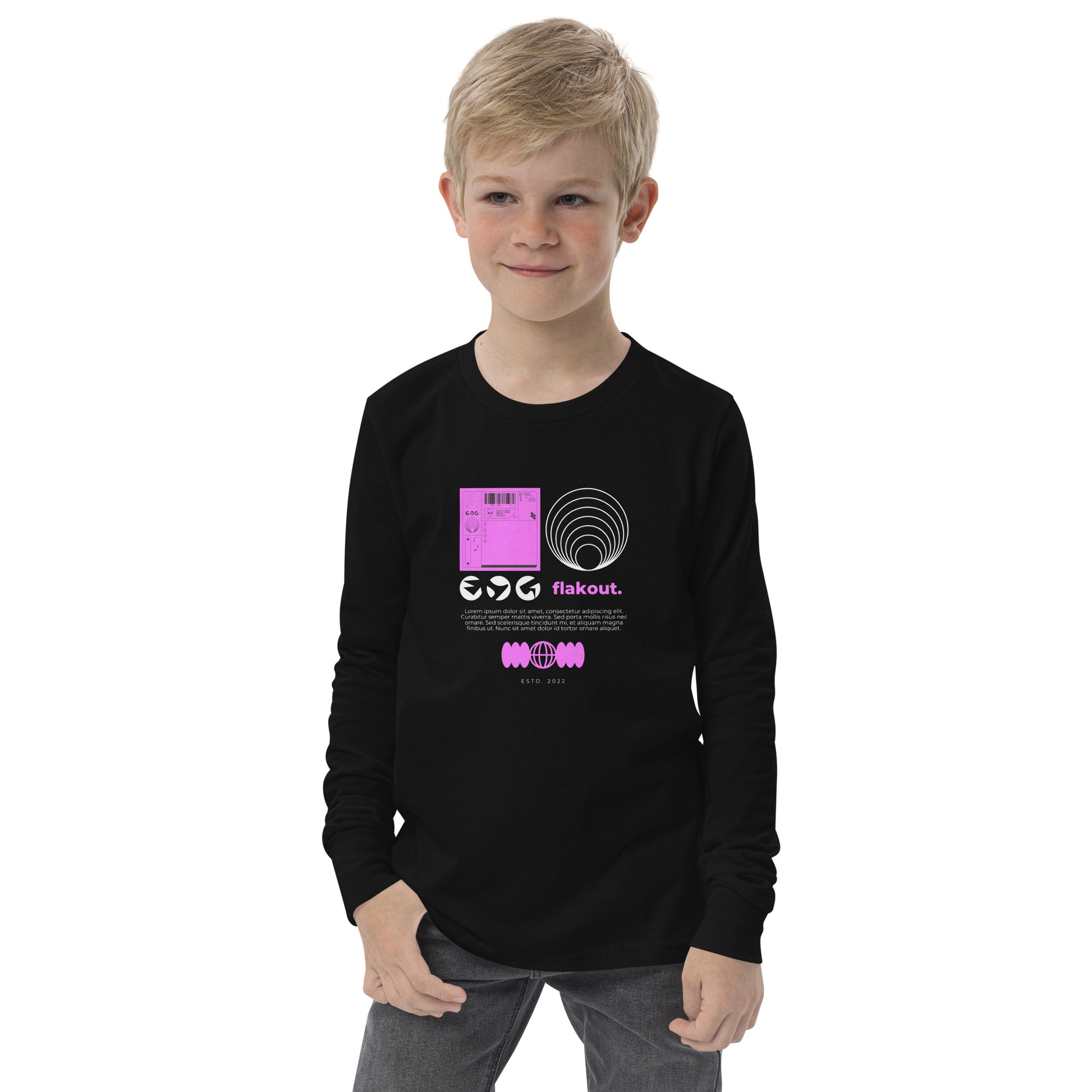 Kid's Long Sleeve Shirt Flakout. - FLAKOUT