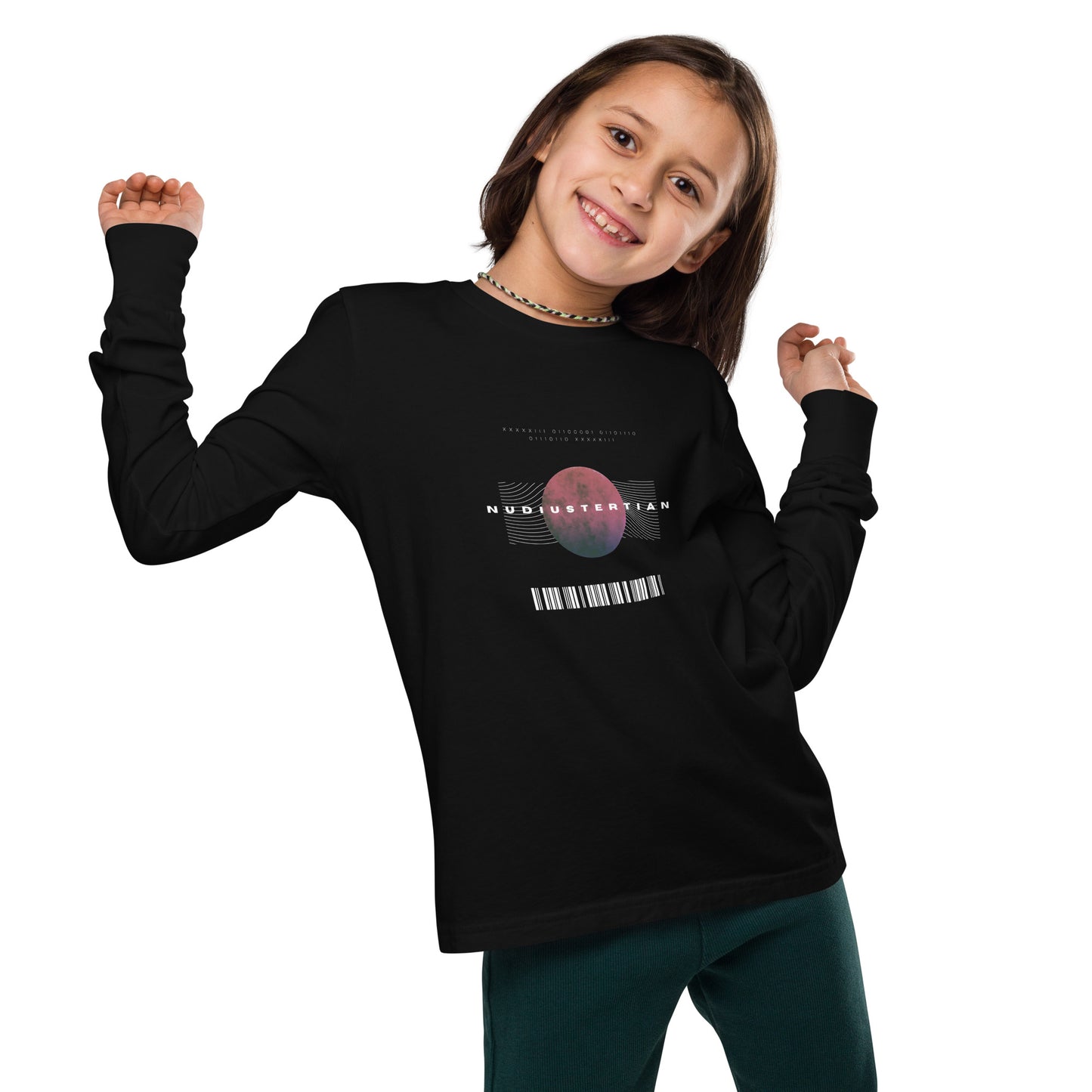 Kid's Long Sleeve Shirt Nudiustertian - FLAKOUT