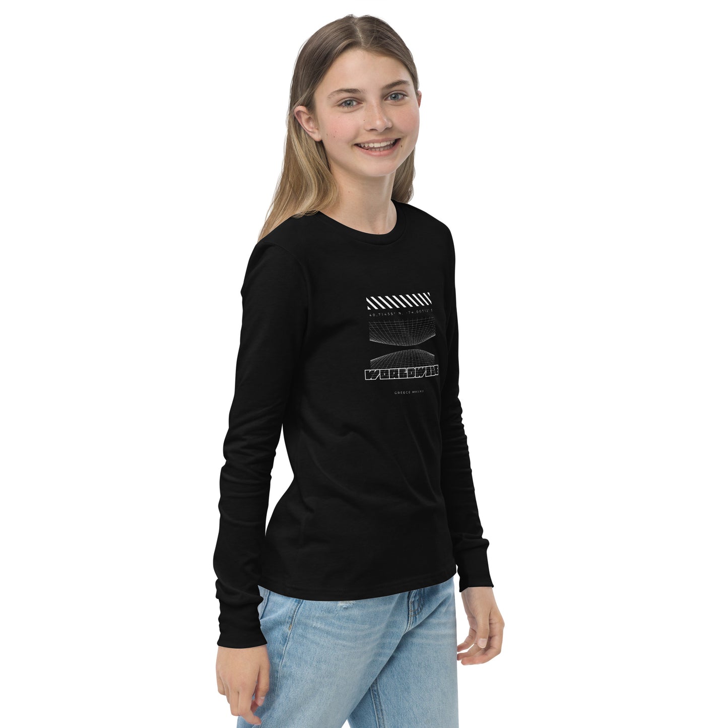 Kid's Long Sleeve Shirt Worldwide - FLAKOUT