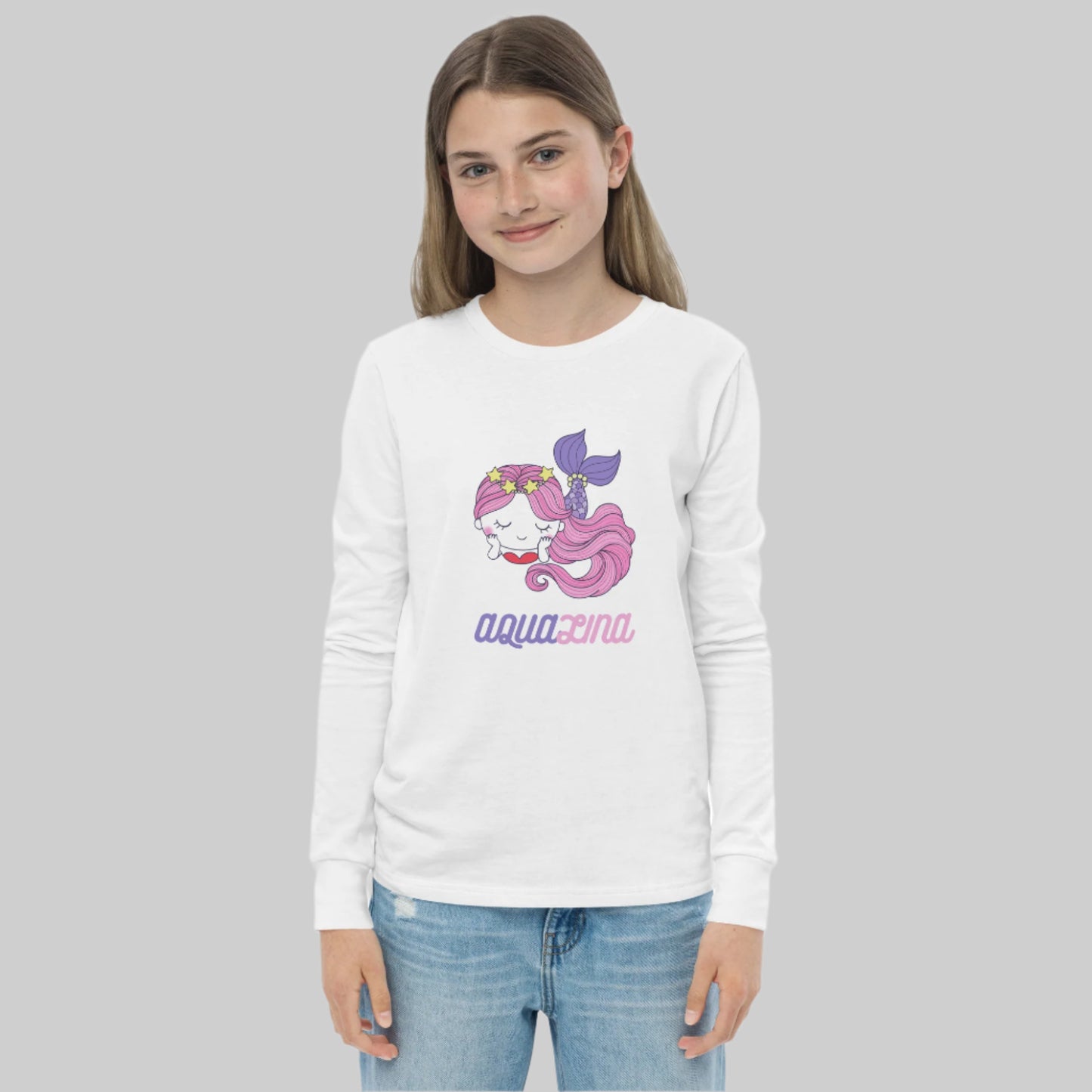 Aqualina Girl's Long Sleeve Tee - FLAKOUT