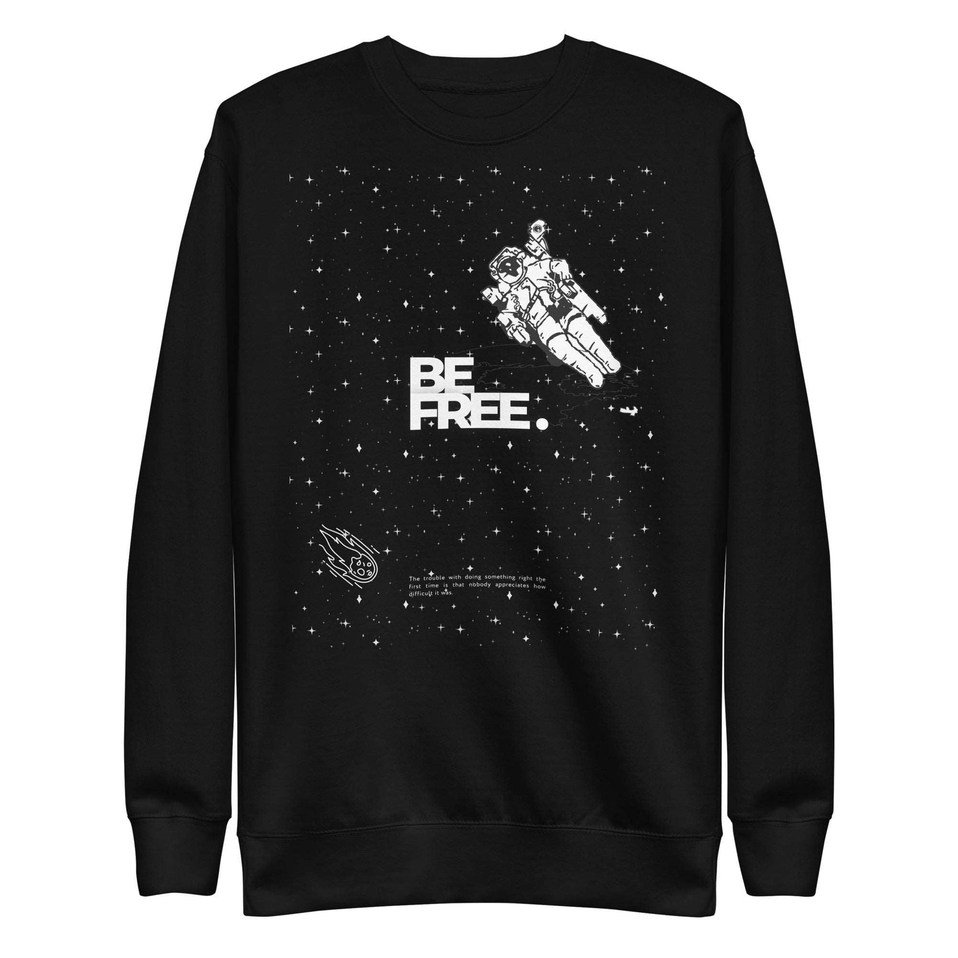 Be Free On Outer Orbit Sweatshirt - FLAKOUT