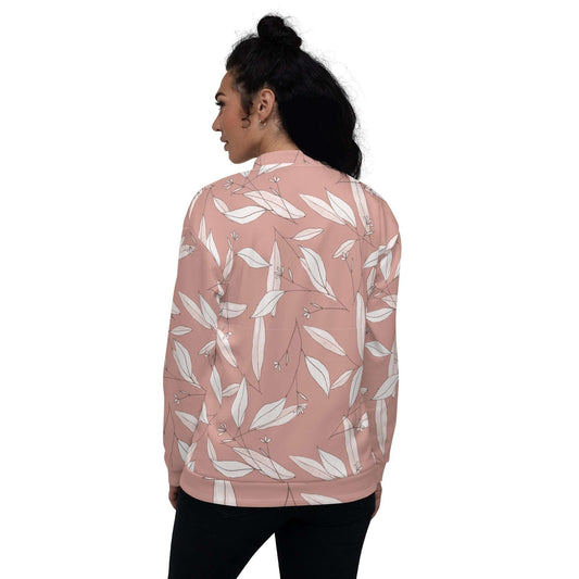 Feathered Finesse Women's Bomber Jacket - FLAKOUT