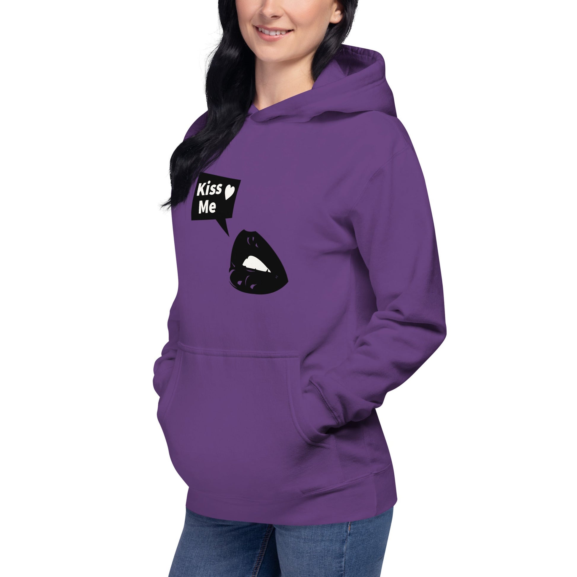 Sweet Talker Kiss Me Women's Hoodie - FLAKOUT