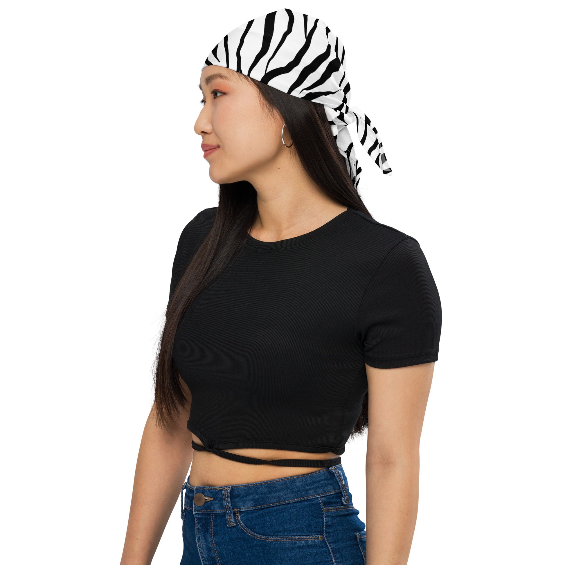 Striped Zebra Vibrance Women's Bandana - FLAKOUT