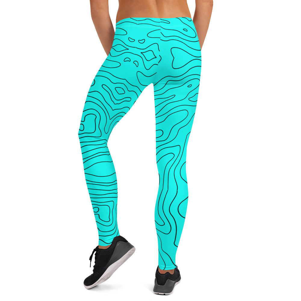 Blue Abyss Women's Leggings - FLAKOUT