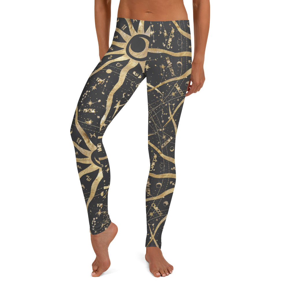 Women's Leggings Ancient Sun - FLAKOUT