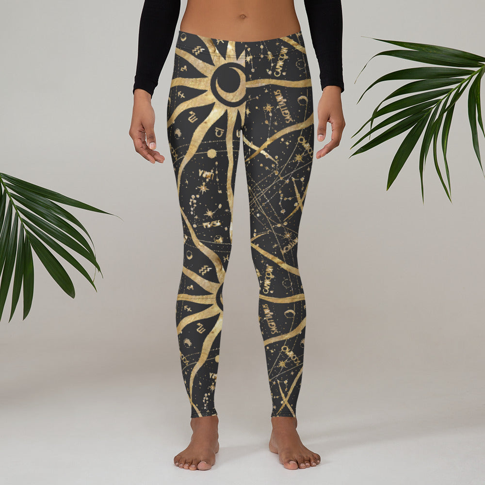 Women's Leggings Ancient Sun - FLAKOUT