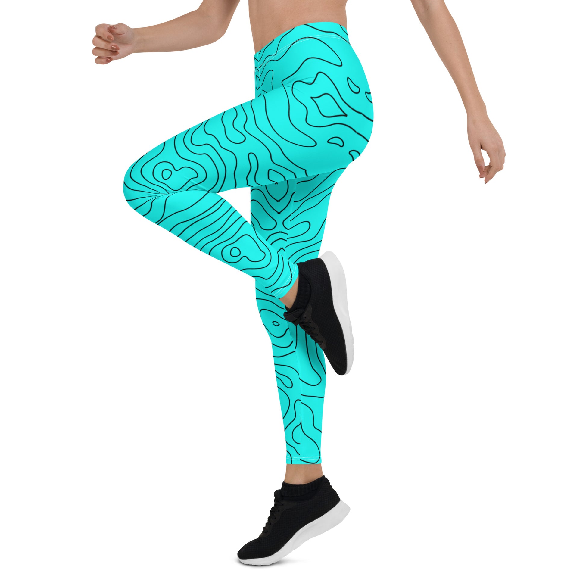 Blue Abyss Women's Leggings - FLAKOUT