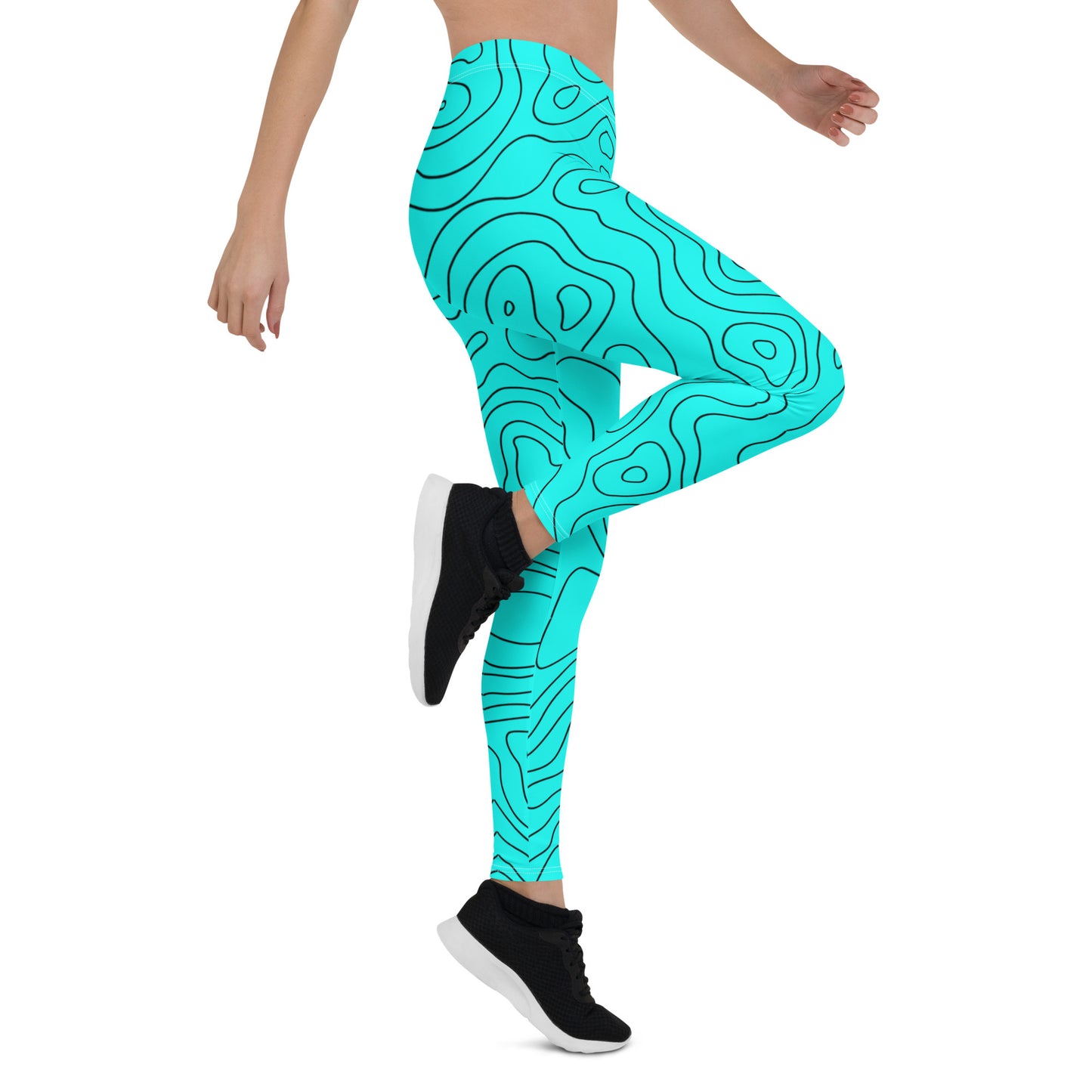 Blue Abyss Women's Leggings - FLAKOUT