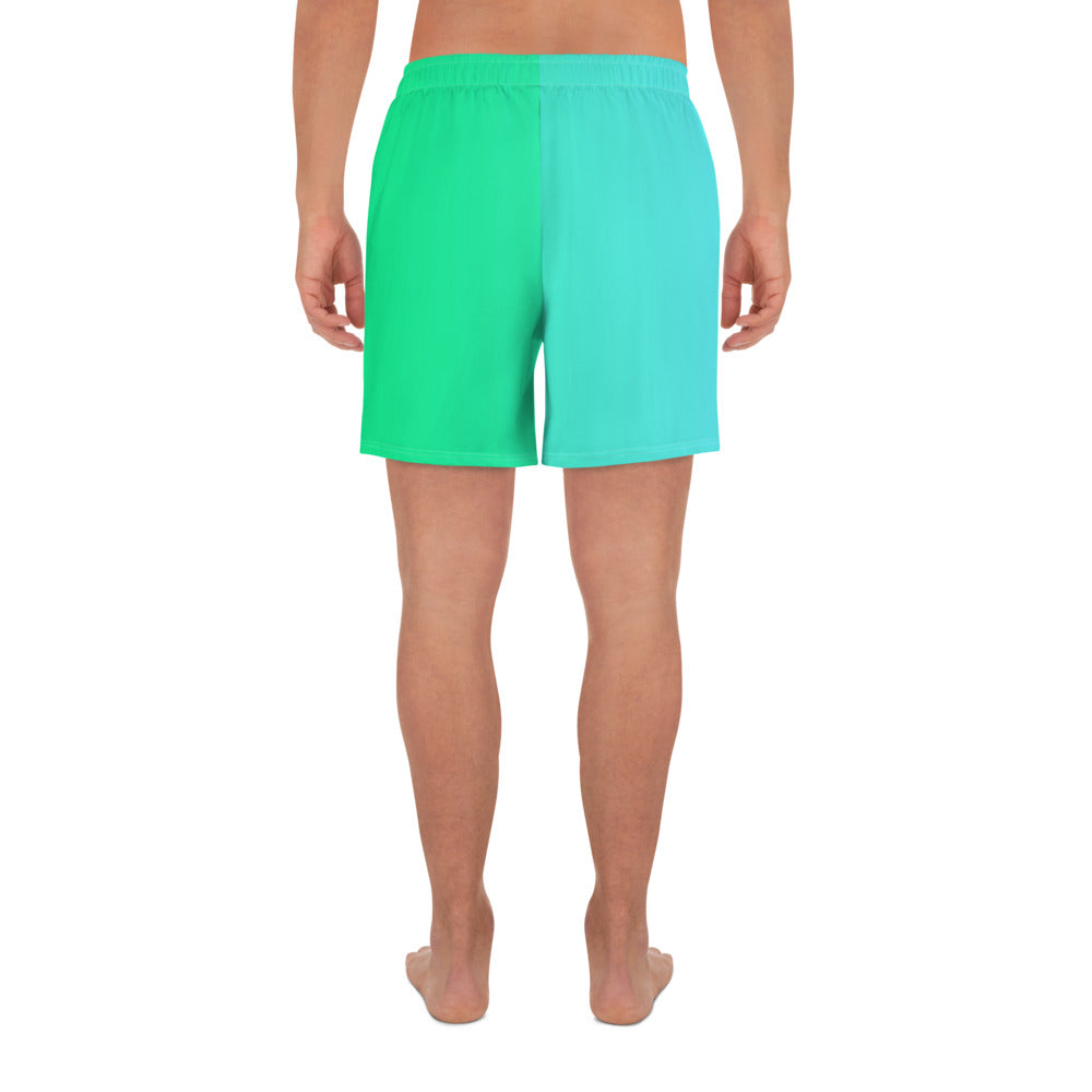 Breath Of Blue Men's Athletic Shorts - FLAKOUT