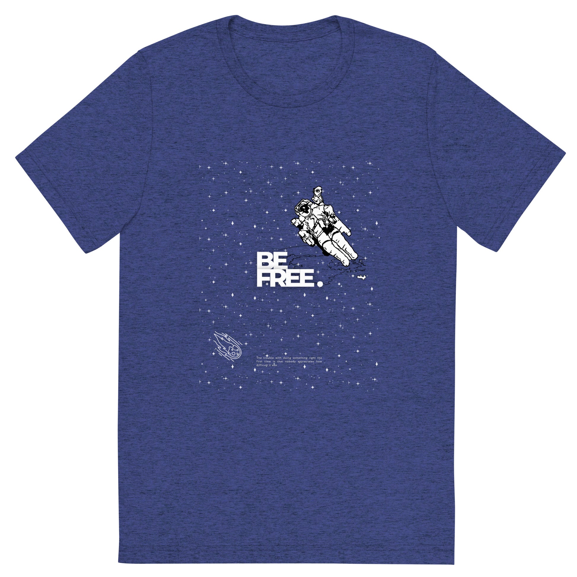 Be Free On Outer Orbit T-shirt - FLAKOUT