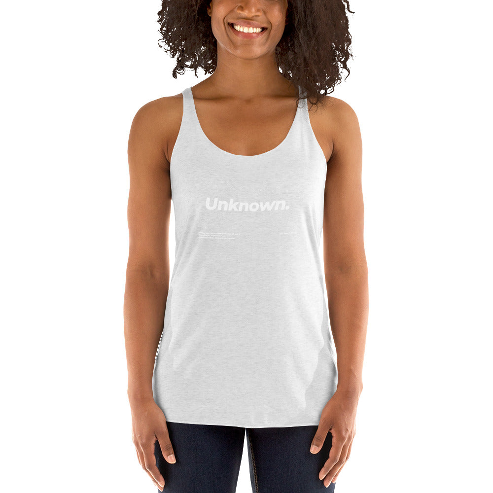 Veil Of The Unknown. Women's Racerback Tank - FLAKOUT